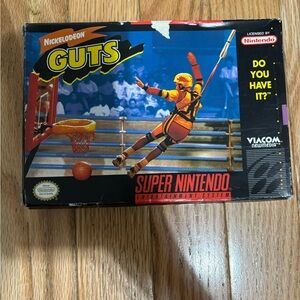 Nickelodeon guts Super Nintendo complete in box